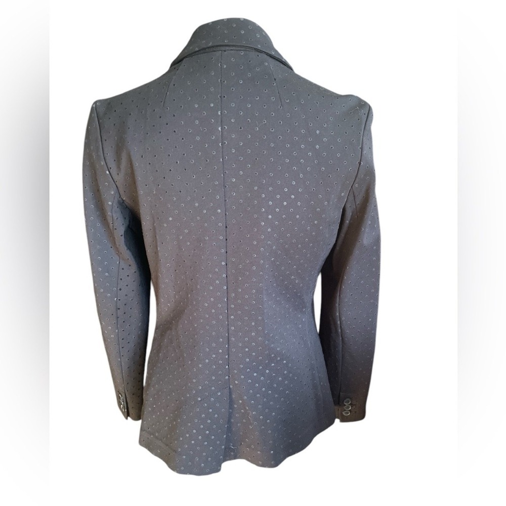 Old Navy Black Dot Stretch Blazer, Womens Size Medium, Classic, Minimalist - Picture 3 of 6